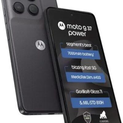 Moto G37 Power (4GB RAM, 128GB, Stealth Black)